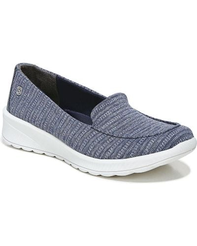 Bzees Get Movin' Fitness Lifestyle Slip-on Sneakers - Blue