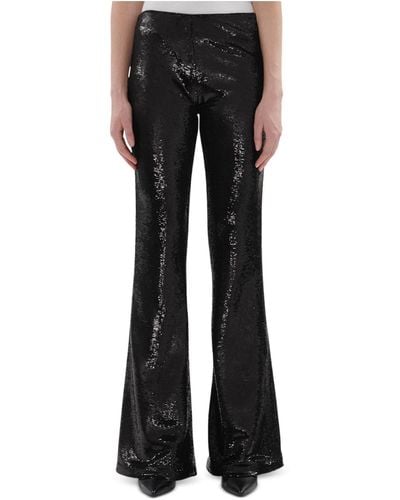IRO Charlin Sequined Fashion Flared Pants - Black