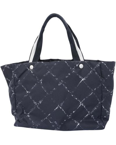 Chanel Travel Line Synthetic Tote Bag (pre-owned) - Blue