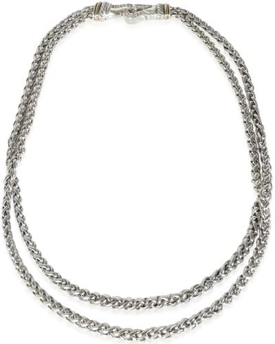 David Yurman Wheat Chain Necklace - Metallic