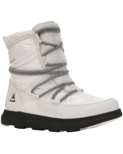 Kamik Lea Pull Ankle Boot - White