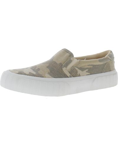 Steve Madden Swiftly Canvas Lifestyle Slip-on Sneakers - Gray