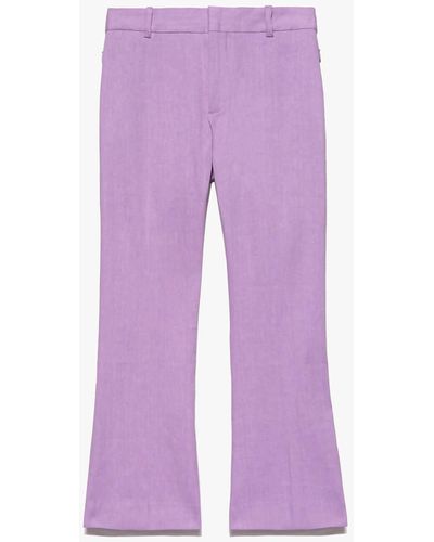 FRAME Le Crop Mini Boot Trouser - Purple