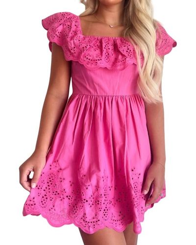 Endless Rose Time For Brunch Mini Dress - Pink
