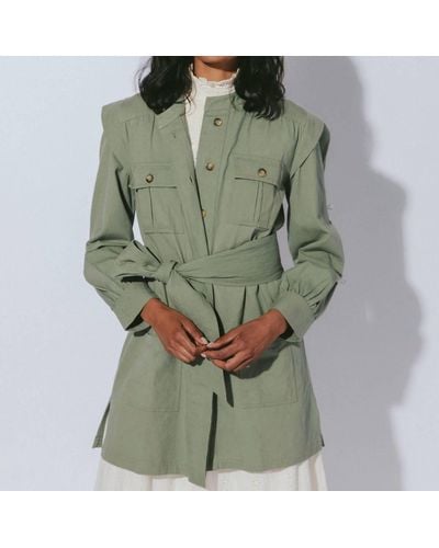 Cleobella Nolan Army Jacket - Green