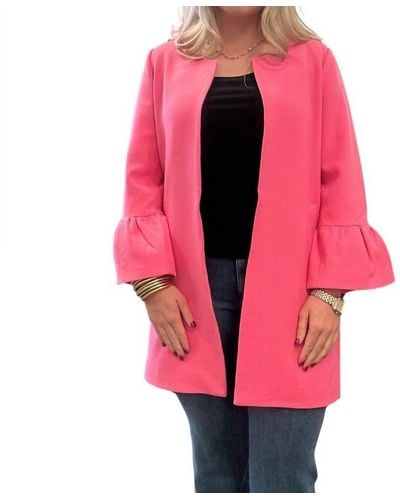 Patty Kim Kelly Jacket In Neon Pink