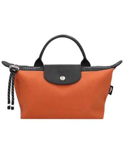 Longchamp Le Pliage Energy Xs Canvas & Leather Handbag - Orange