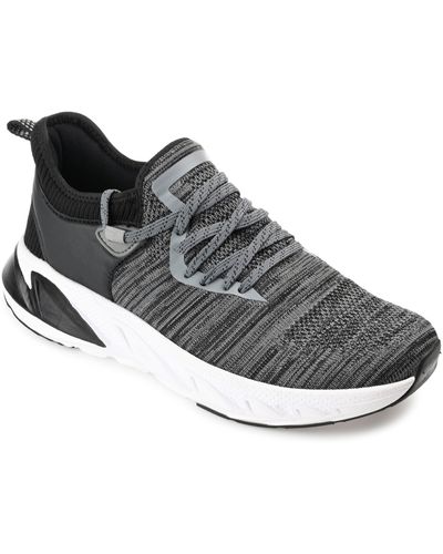 Vance Co. Gibbs Knit Athleisure Sneaker - Gray