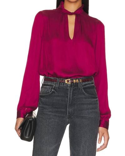 PAIGE Ceres Blouse - Red
