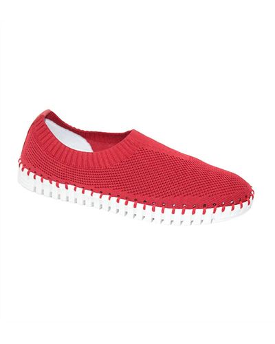 Eric Michael Lucy Stretch Sneaker - Red