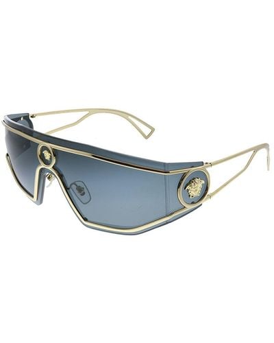 Versace Ve 2226 100287 Shield Sunglasses - Metallic