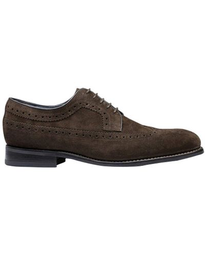 Charles Tyrwhitt Goodyear Welted Derby Wing Tip Brogue Performance Shoe - Brown