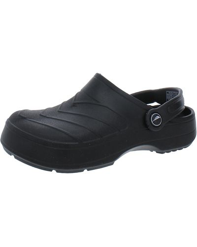 Nautica River Coast Slip On Ankle Strap Slide Sandals - Black