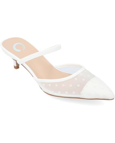 Journee Collection Collection Allana Pump - White