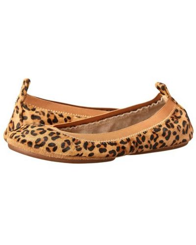 Yosi Samra Leopard Ballet Flats - Brown