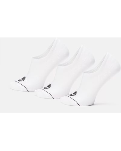 Timberland 3-pack Everyday Invisible No-show Sock - White