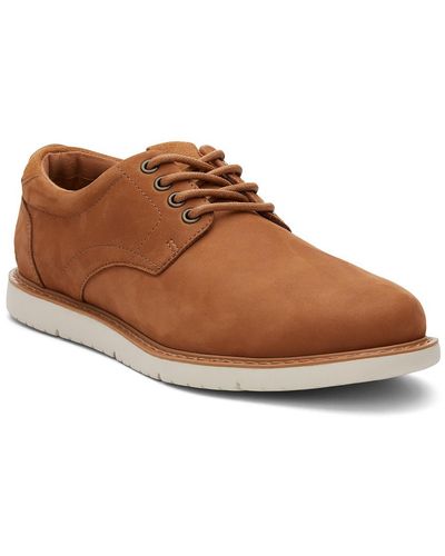 TOMS Navi Leather Lace-up Oxfords - Brown