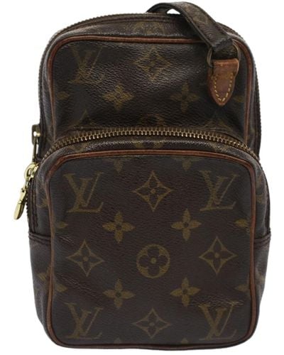 Louis Vuitton Mini Amazone Canvas Shoulder Bag (pre-owned) - Black