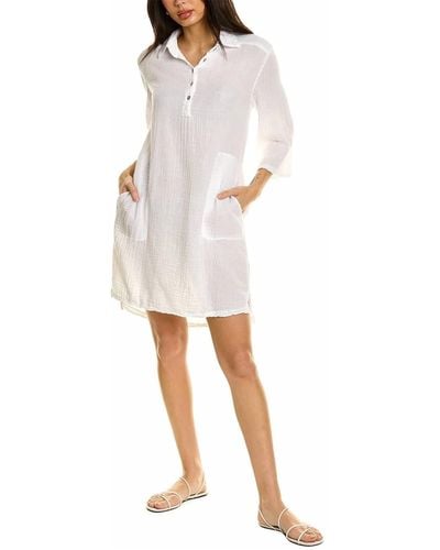 Michael Stars Cecily Shirt Dress - White