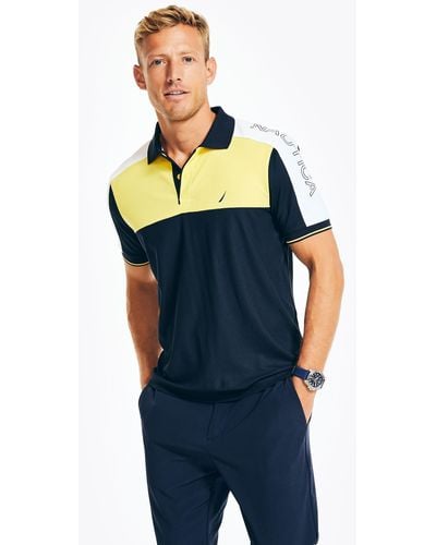 Nautica Navtech Sustainably Crafted Classic Fit Polo - Blue