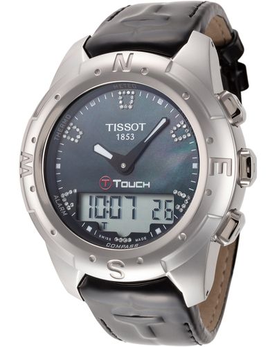 Tissot T-touch Ii 42.7mm Quartz Watch - Metallic