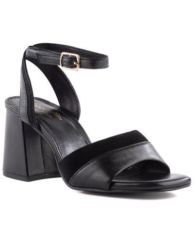 Seychelles Altar Leather & Suede Sandal - Black