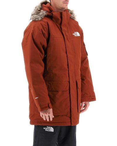 The North Face Mcmurdo Hooded Padded Parka - Orange