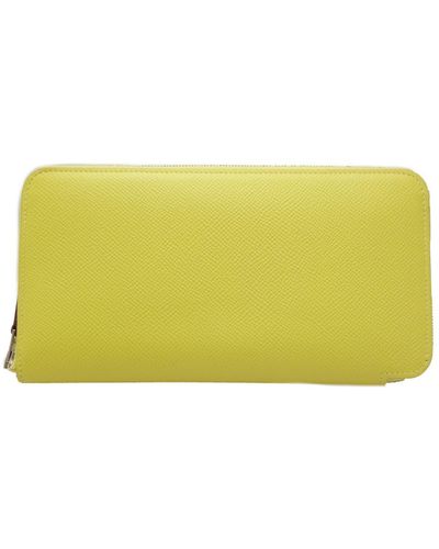 Hermès Leather Wallet (pre-owned) - Yellow