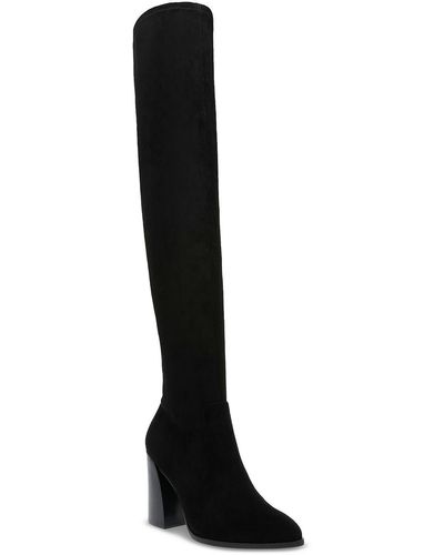 DV by Dolce Vita Gollie Faux Suede Tall Over-the-knee Boots - Black