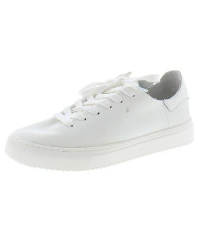 Sam Edelman Poppy Leather Lace-up Fashion Sneakers - White
