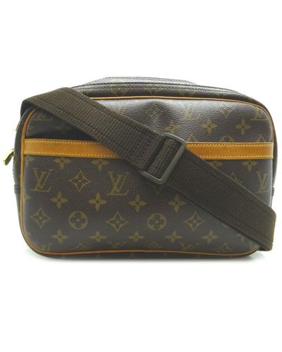 Louis Vuitton Reporter Pm Canvas Shoulder Bag (pre-owned) - Green
