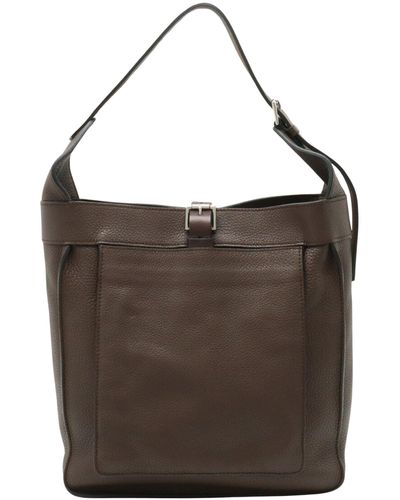 Hermès Marwari Leather Shoulder Bag (pre-owned) - Brown
