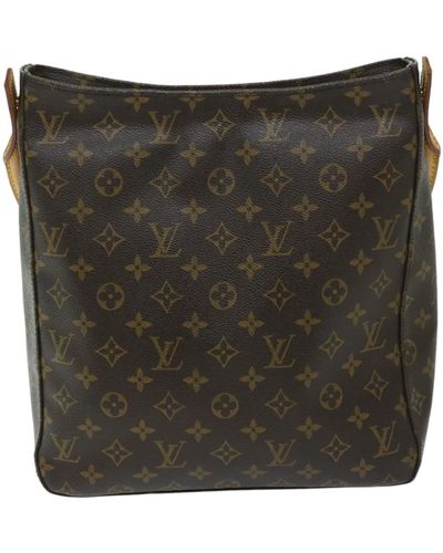 Louis Vuitton Looping Canvas Shoulder Bag (pre-owned) - Black