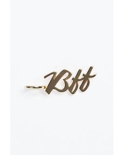 Eklexic Script Pendant Bff - Metallic