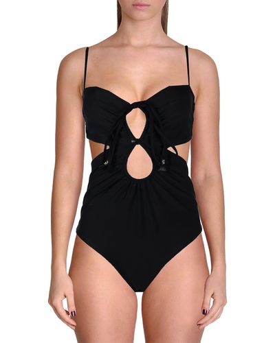 Johanna Ortiz Reef Discovery Cut-out Monokini One-piece Swimsuit - Black