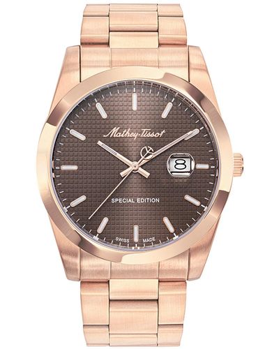 Mathey-Tissot Classic Dial Watch - Pink