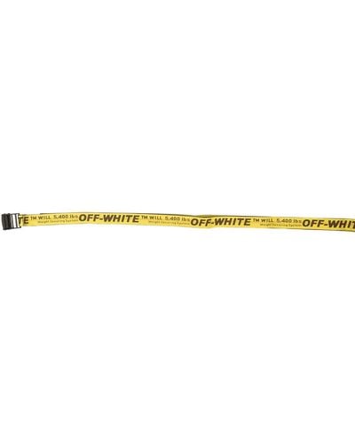 Off-White c/o Virgil Abloh Industrial Logo Belt - Yellow