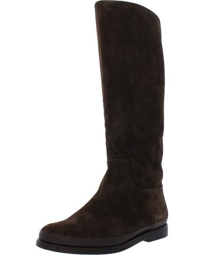 Vince Carleigh Solid Pull On Knee-high Boots - Brown