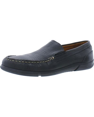 Allen Edmonds Boulder Leather Slip On Loafers - Blue