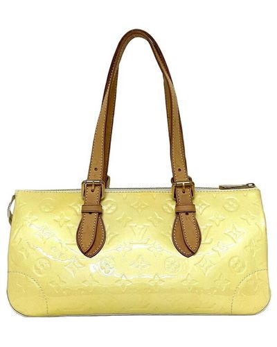 Louis Vuitton Rosewood Patent Leather Shopper Bag (pre-owned) - Yellow