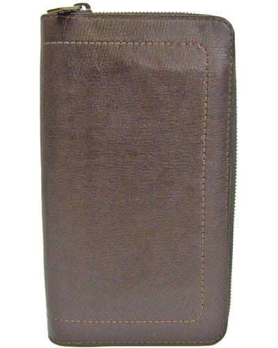 Louis Vuitton Zippy Organizer Leather Wallet (pre-owned) - Brown