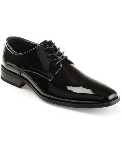 Vance Co. Wide Width Cole Dress Shoe - Black