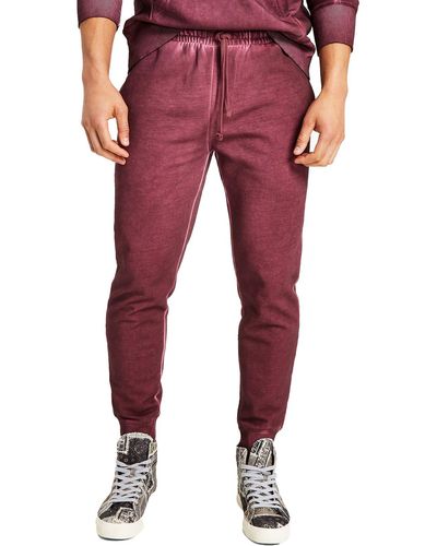 Spyder Drawstring Joggers in Red for Men