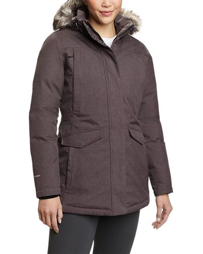 Eddie Bauer Silver Lining Down Parka - Brown