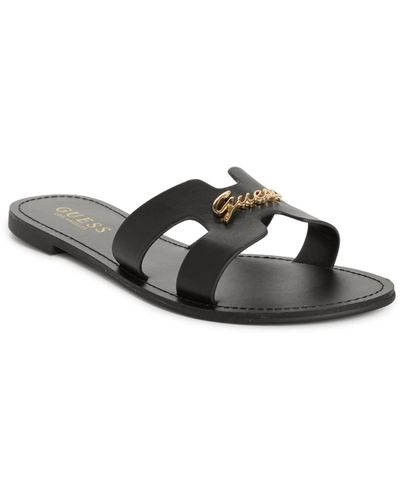 Guess Factory Flat sandals for Women | Online Sale up to 33% off | Lyst