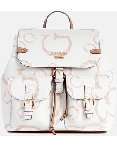 Guess Factory Iridessa Backpack - White
