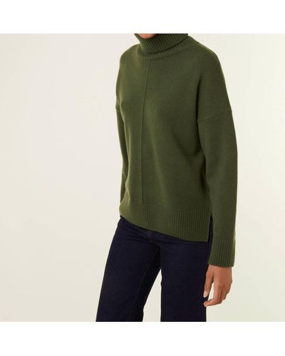 Maison Montagut Adena Cashmere Turtleneck Sweater - Green