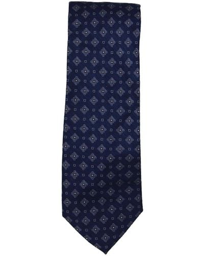 The Men's Store Silk Formal Neck Tie - Blue