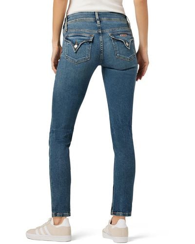 Hudson Jeans Collin Mid-rise Ankle Skinny Jeans - Blue