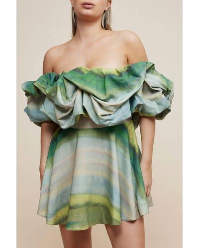Acler Cumberland Dress - Green